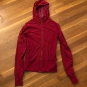 Red lululemon jacket size 4